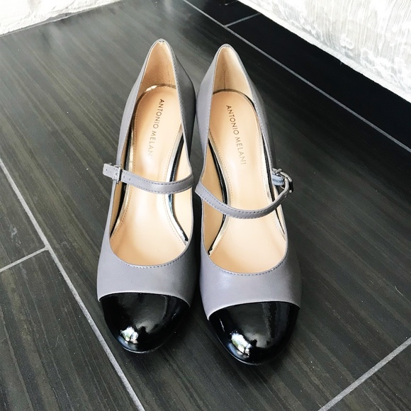 ANTONIO MELANI Shoes - Antonio Melani Gray and Black Pumps
